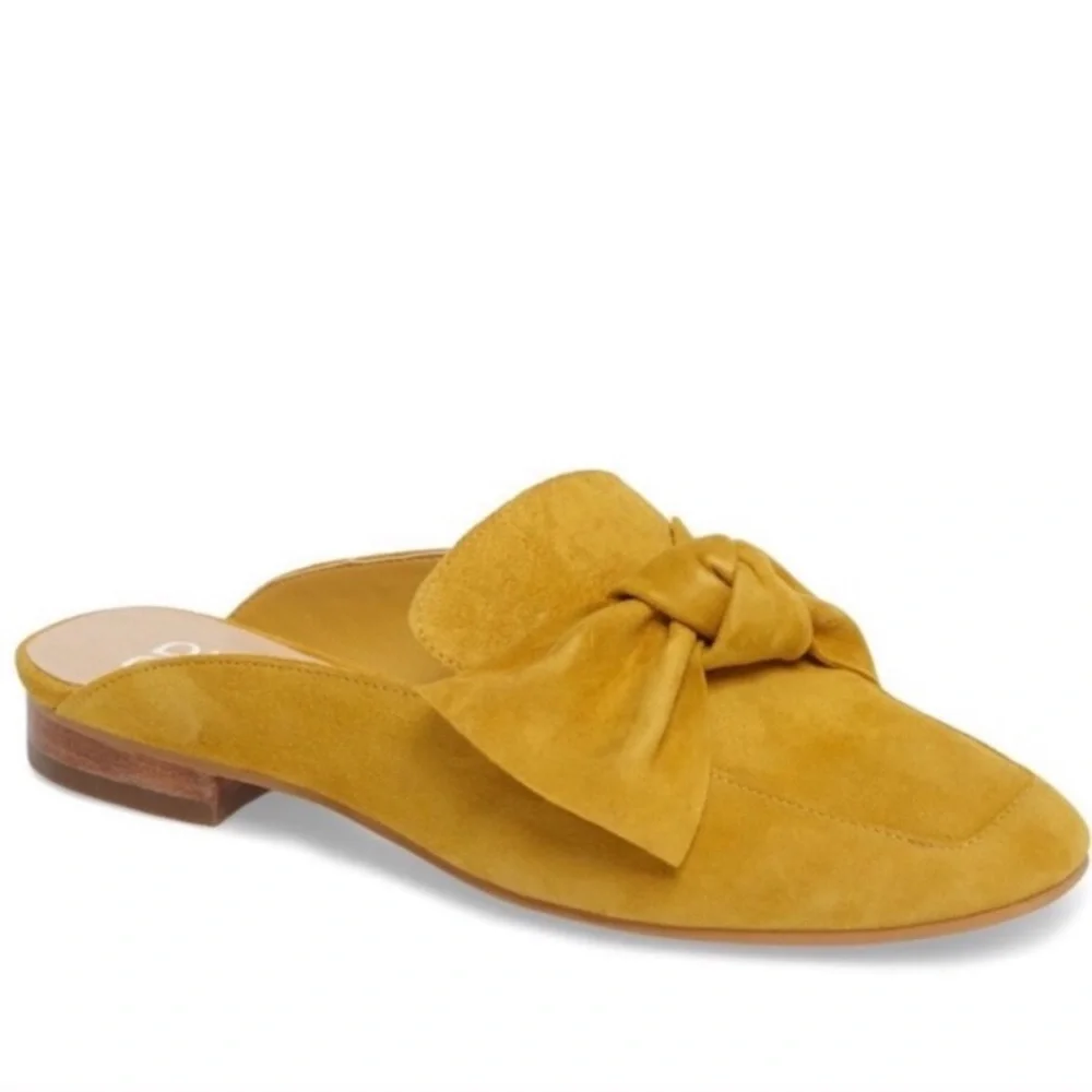 NIB Nordstrom BP Maddy Faux Suede Mules